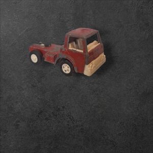 Antique Tootsie Toy Red Toy Tow Truck 1970 Collectible (Stamped Pat Pending)